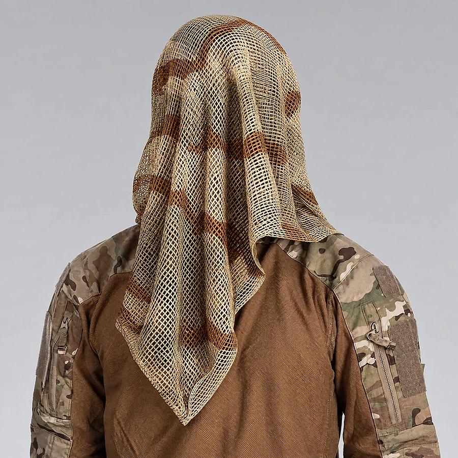 Шарф-сітка маскувальний. Desert camouflage