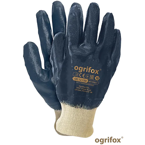 Рукавички робочі м'який манжет Ogrifox МБС OX-NITEREST