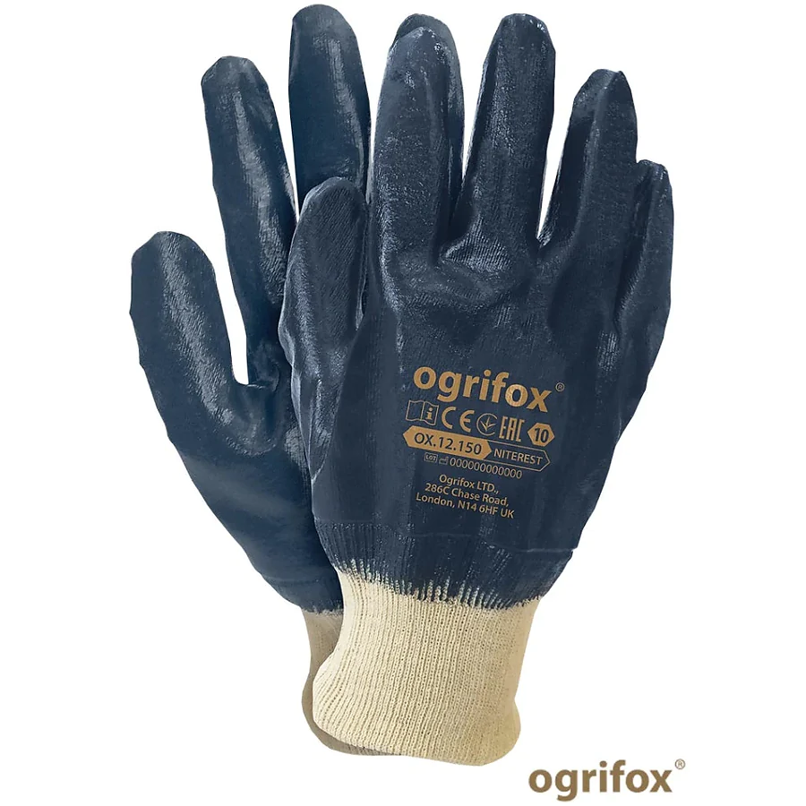 Рукавички робочі м'який манжет Ogrifox МБС OX-NITEREST