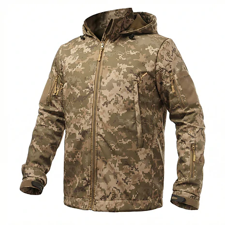 Куртка тактическая Soft Shell. Пиксель