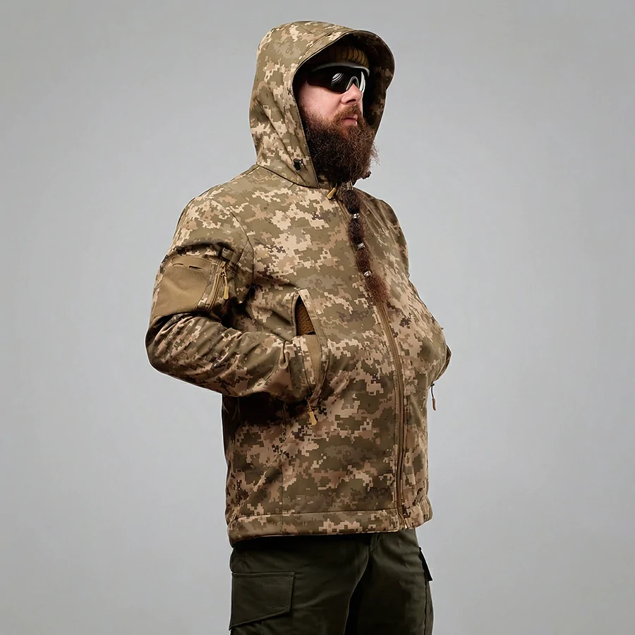 Куртка тактична Soft Shell. Піксель