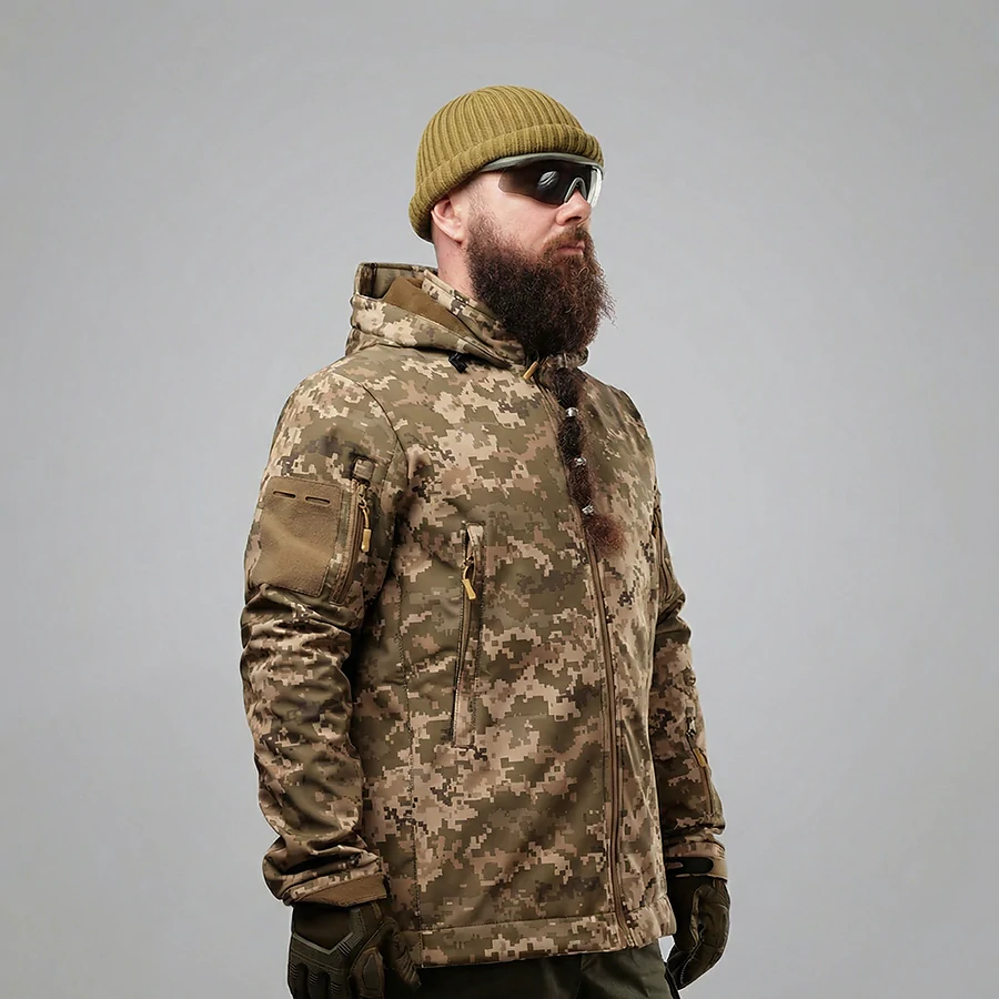 Куртка тактична Soft Shell. Піксель
