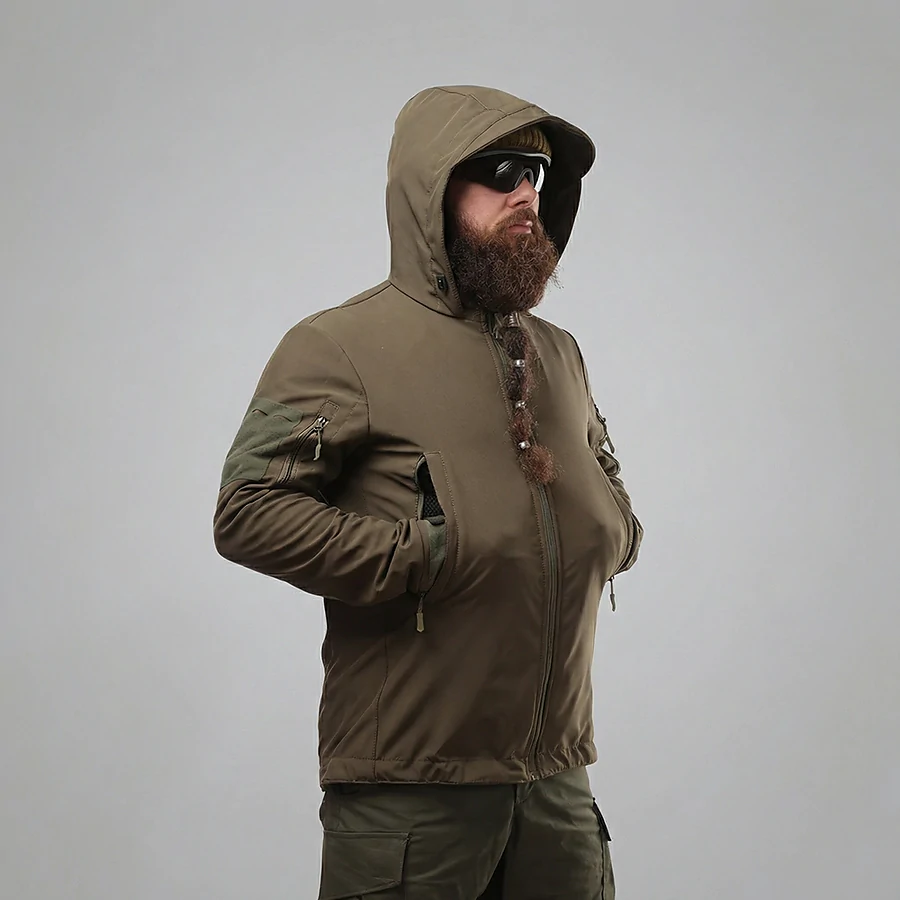 Куртка тактическая Soft Shell. Олива