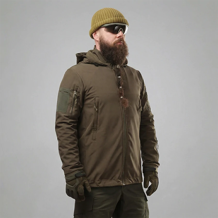 Куртка тактическая Soft Shell. Олива