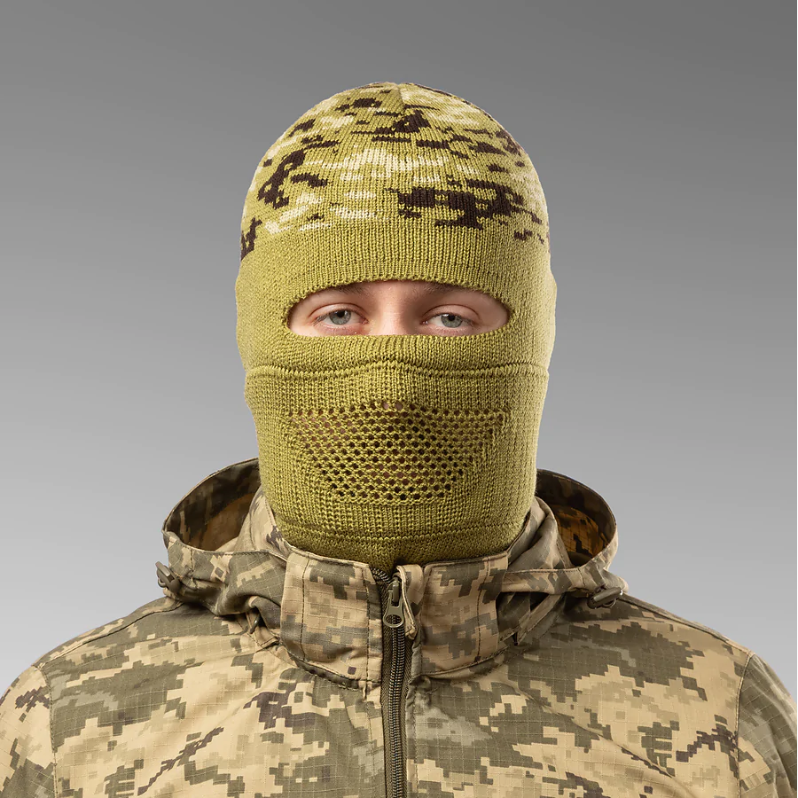 Балаклава трансформер 2 в 1. Пиксель