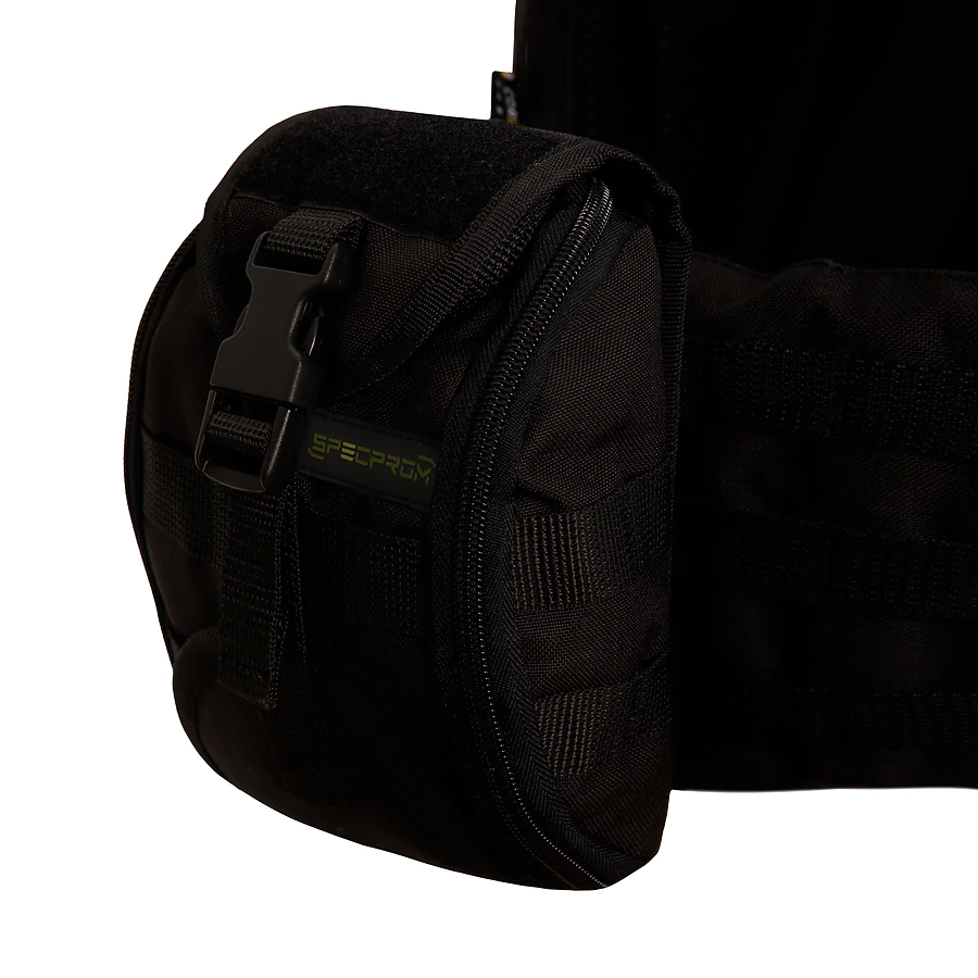 Плитоноска Warmor gen.3 Pro Max XL Чорний. Система швидкого скидання. 7 підсумок. (Великого розміру)