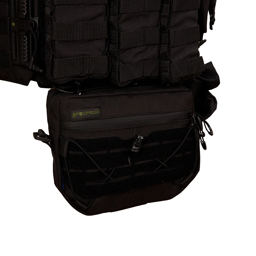 Плитоноска Warmor gen.3 Pro Max XL Чорний. Система швидкого скидання. 7 підсумок. (Великого розміру)