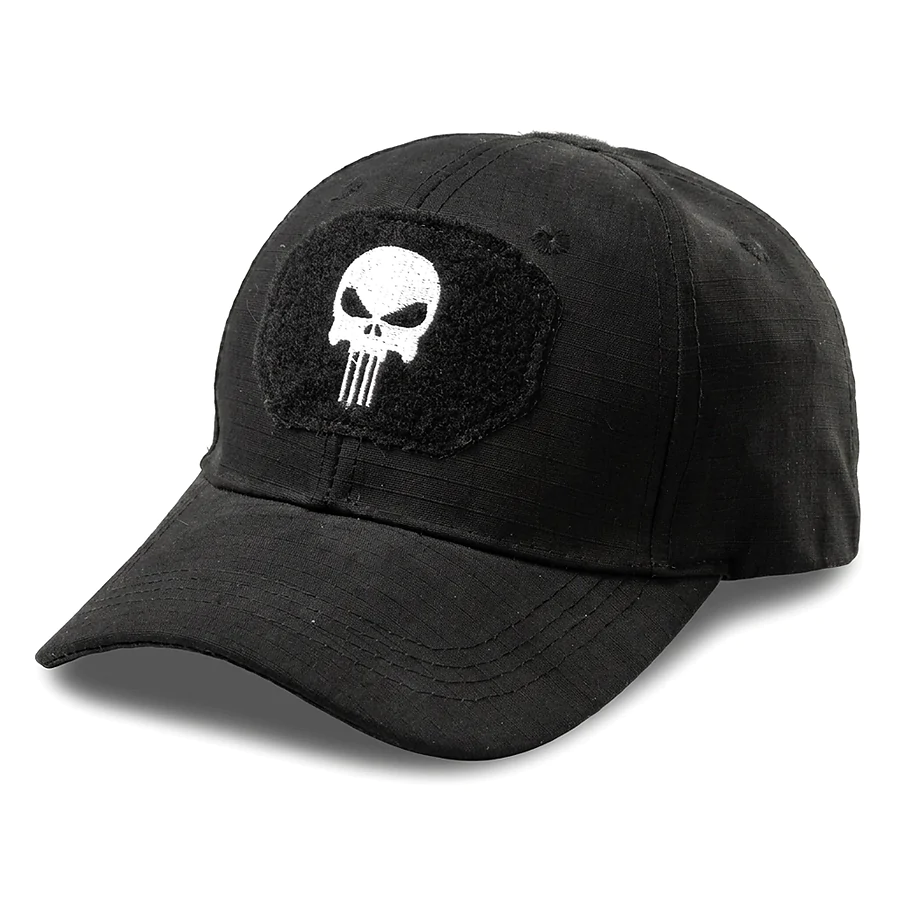 Кепка тактична «Punisher» Rip-Stop Чорна