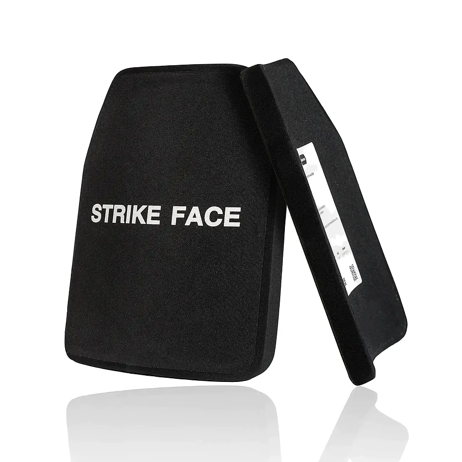 Керамическая бронеплита Strike Face 6-го класса Al2O3 3.7 kg (10+12)  NIJ IV 27 х 33 см. Черный