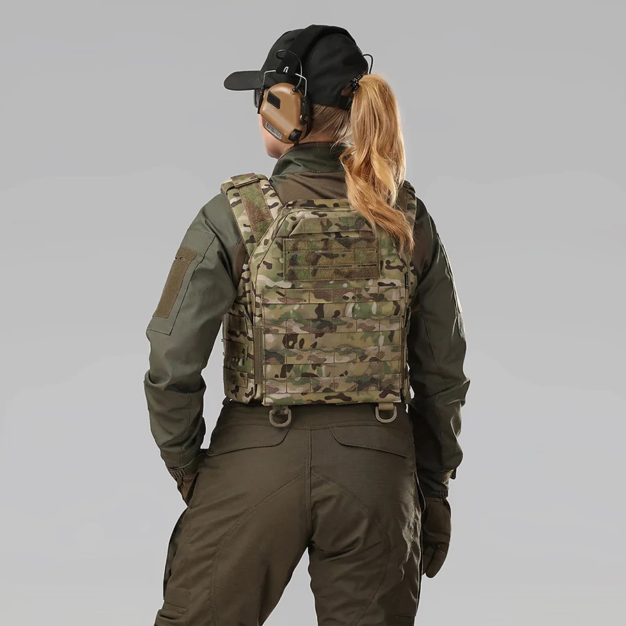 Плитоноска женская Warmor gen.3 FL SPECPROM (for Ladies). Без подсумков. С быстрым боковым и верхним сбросом (без плит). Мультикам