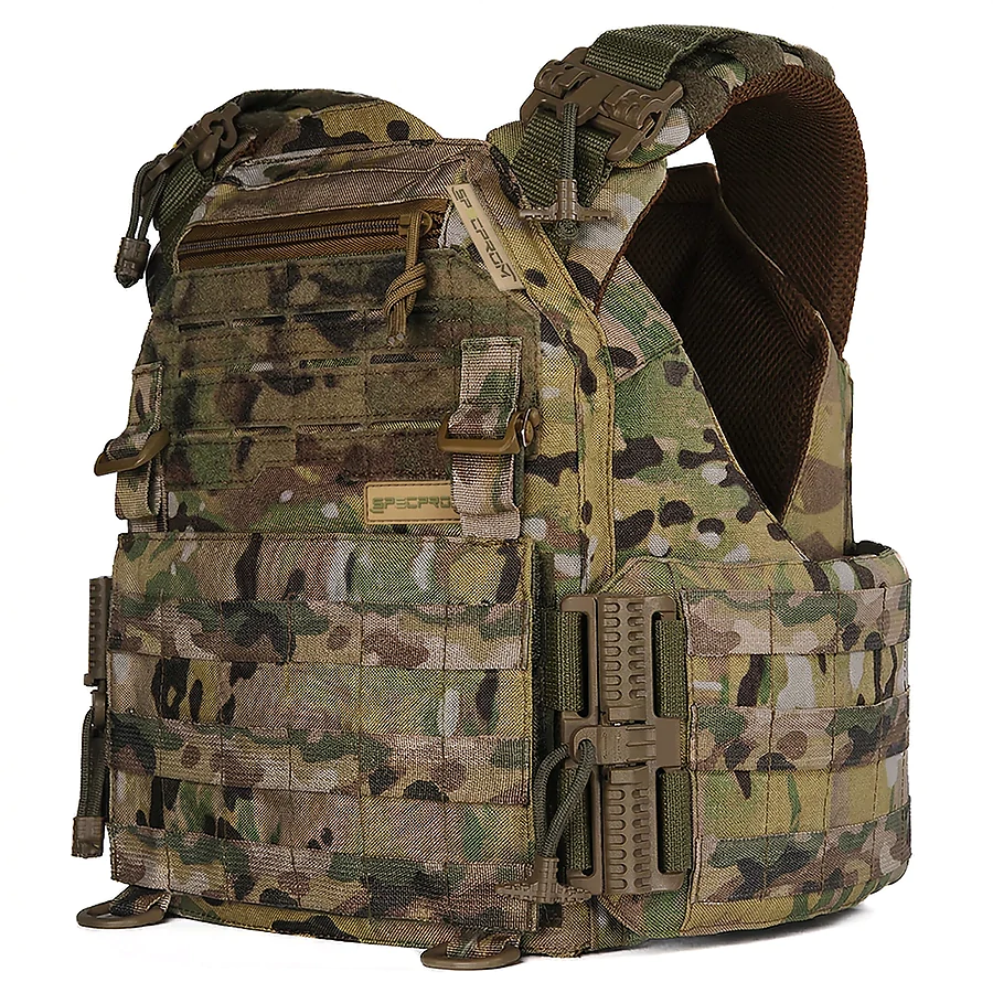 Плитоноска женская Warmor gen.3 FL SPECPROM (for Ladies). Без подсумков. С быстрым боковым и верхним сбросом (без плит). Мультикам