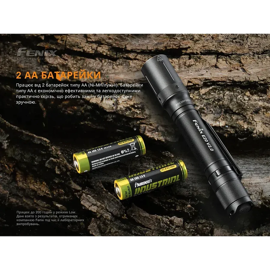 Фонарь ручной Fenix E20 V2.0