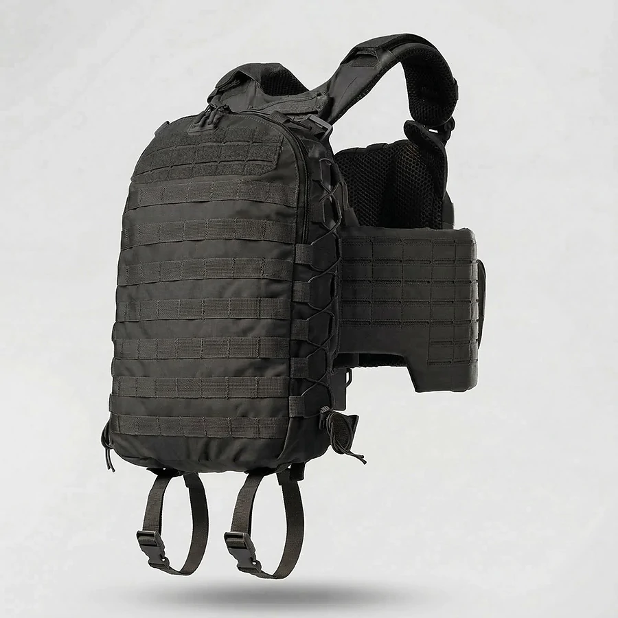 Тактический рюкзак на 10л. Cordura 1000D. Черный