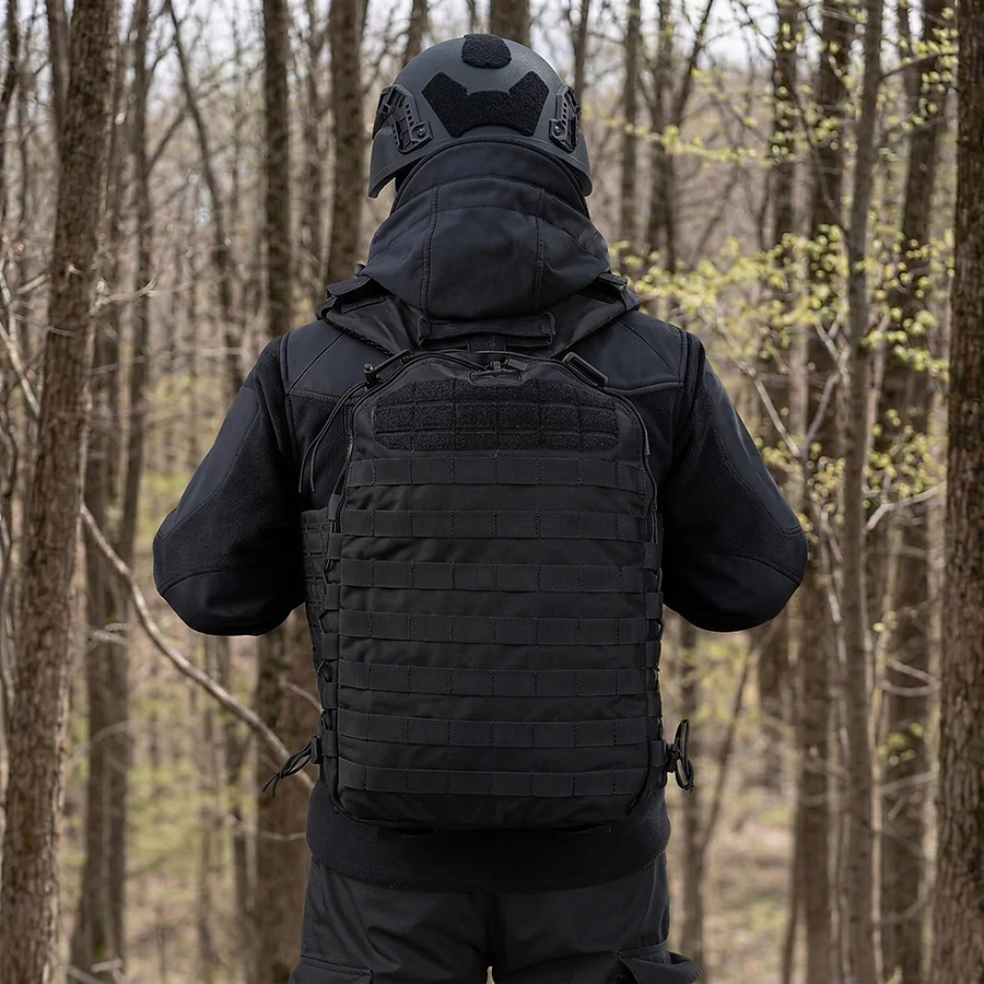 Тактический рюкзак на 10л. Cordura 1000D. Черный