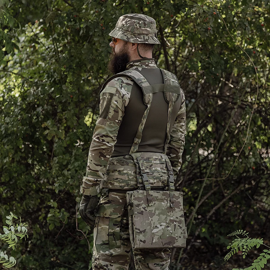 Каремат для сидения раскладной тройной. Cordura 500D. Мультикам