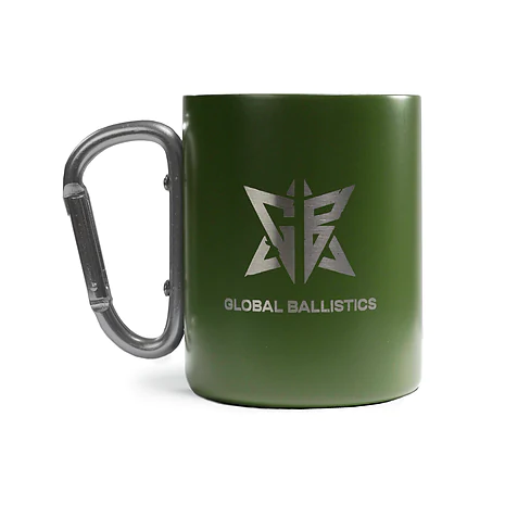 Тактична кружка Global Ballistics з карабіном та гравіюванням. Олива