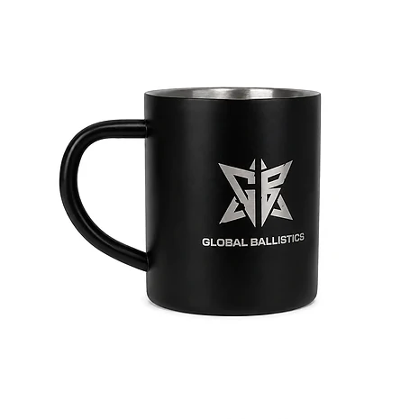 Тактична кружка Global Ballistics з гравіюванням. Чорний