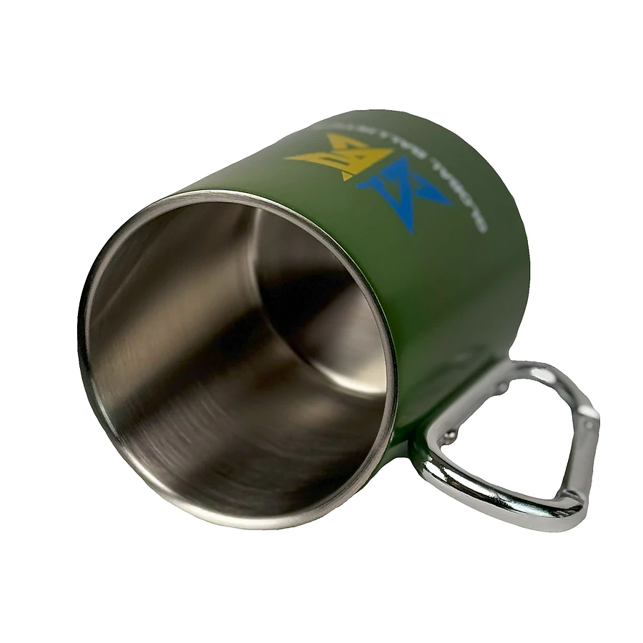 Тактична кружка Global Ballistics з карабіном та кольоровим принтом. Олива