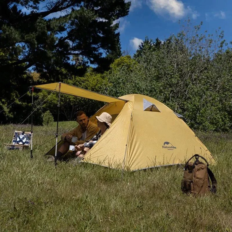 Намет чотиримісний Naturehike P-Series NH18Z044-P, 210T/65D. Хакі