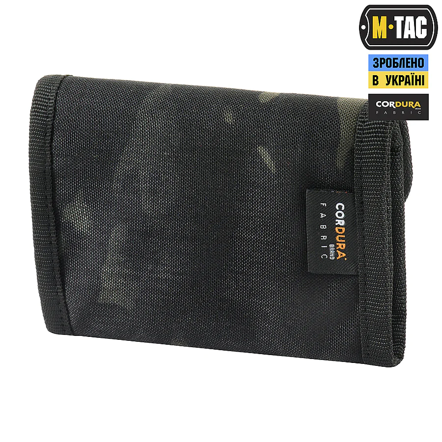 Кошелёк с липучкой M-Tac Elite Gen.II. Мультикам-Черный