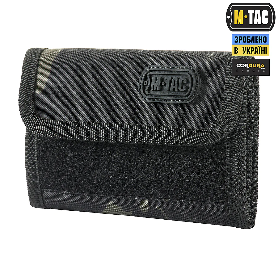 Кошелёк с липучкой M-Tac Elite Gen.II. Мультикам-Черный