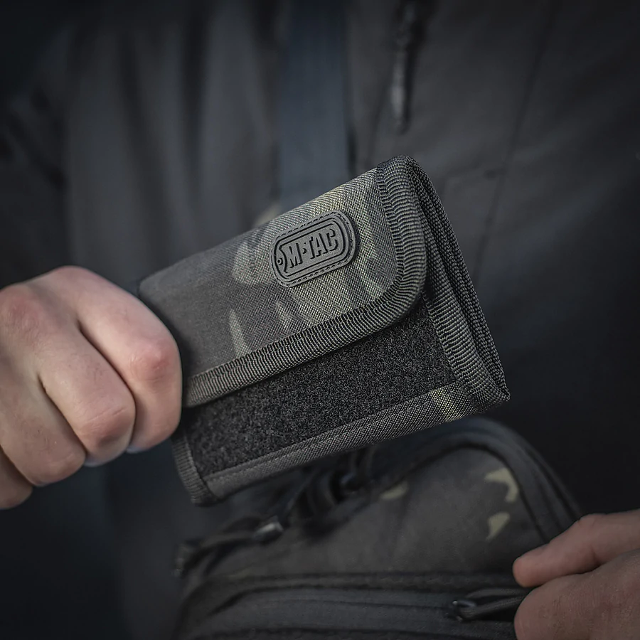 Кошелёк с липучкой M-Tac Elite Gen.II. Мультикам-Черный