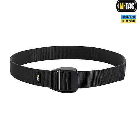 Тактичний ремінь M-Tac Berg Buckle Tactical Belt. Розмір S/M. Чорний