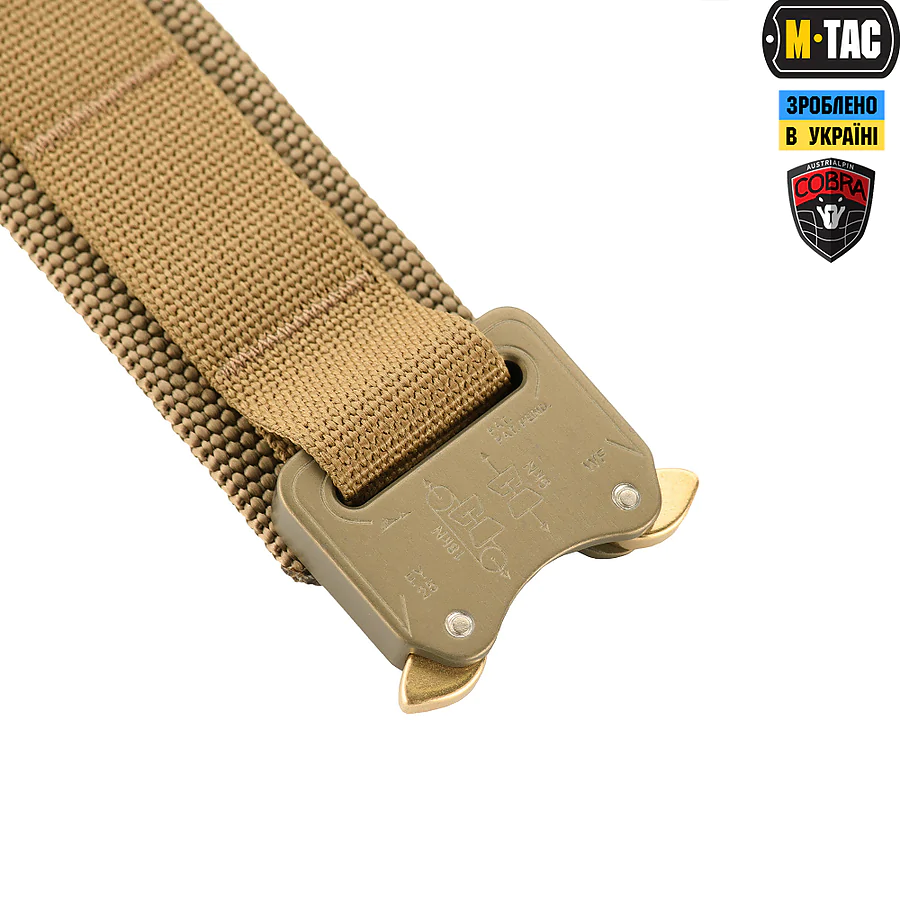 Тактический ремень Cobra Buckle Belt M-Tac.Размер M/L. Койот