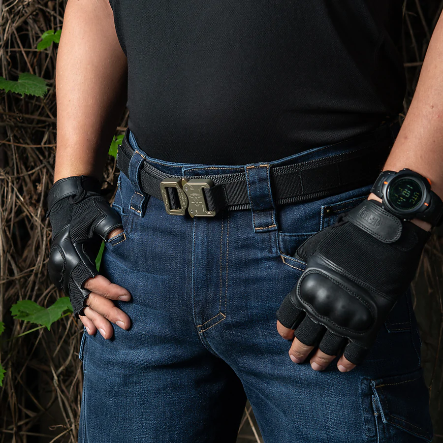 Тактичний ремінь Cobra Buckle Tactical Belt M-Tac. Розмір M/L. Чорний