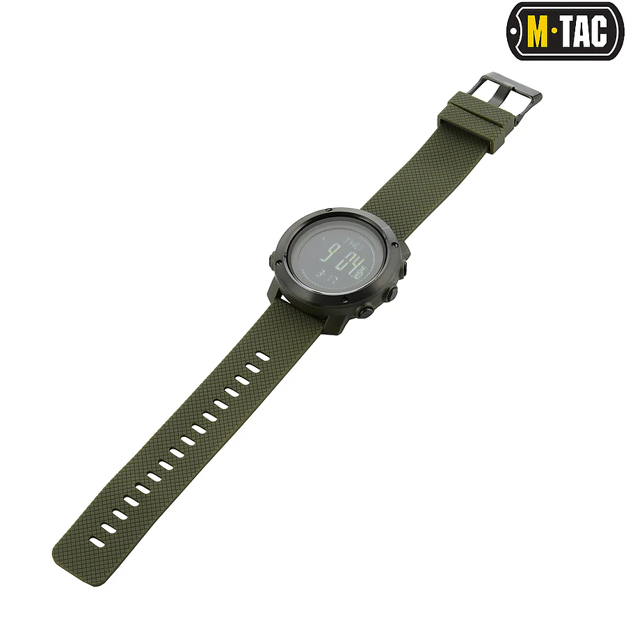 Тактические часы мультифункциональные M-Tac. Олива