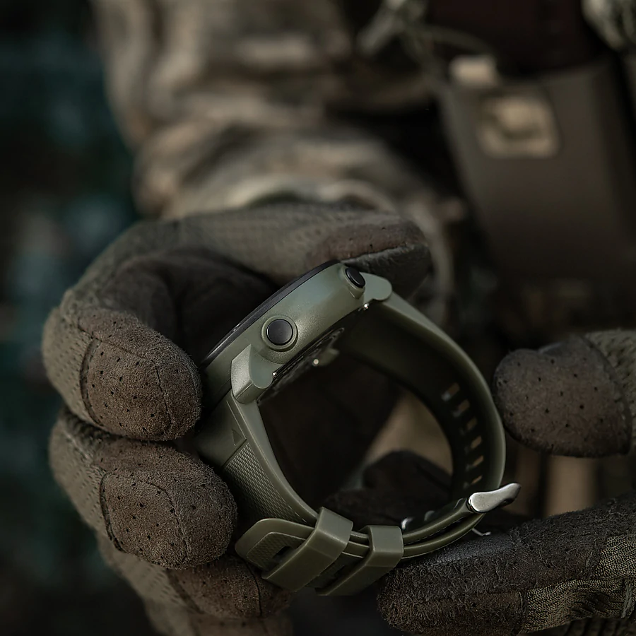 Тактичний годинник з компасом 2095 Army M-Tac. Олива