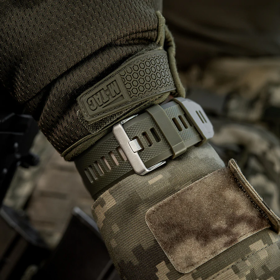 Тактичний годинник з компасом 2095 Army M-Tac. Олива
