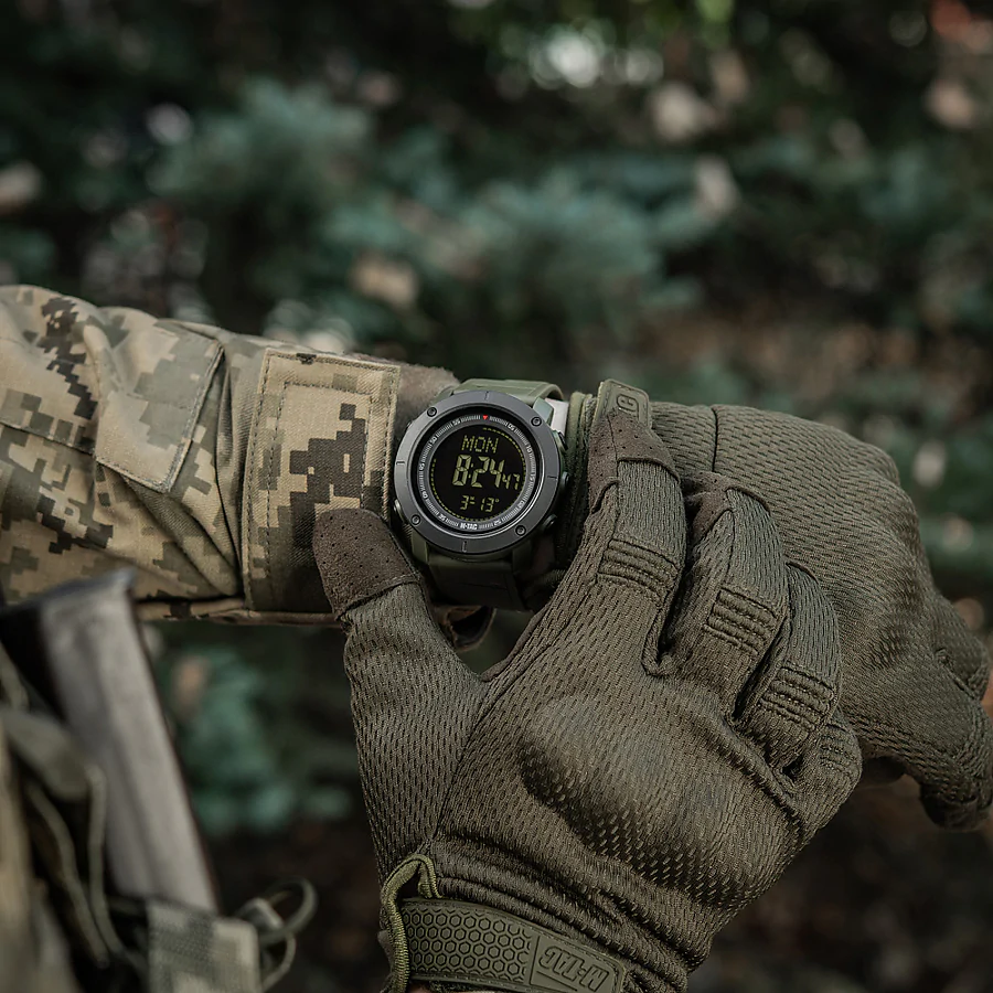 Тактичний годинник з компасом 2095 Army M-Tac. Олива
