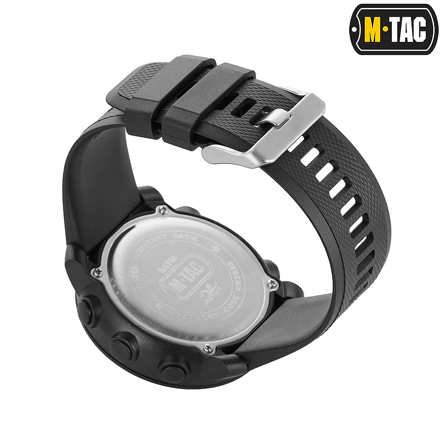 Тактические часы c компасом 2095 Army M-Tac. Черный
