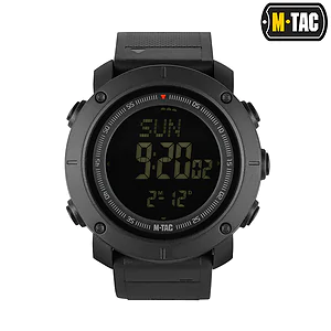 Тактичний годинник з компасом 2095 Army M-Tac. Чорный
