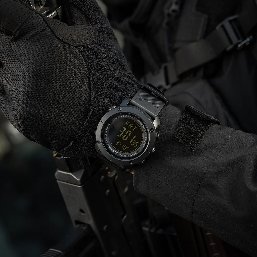 Тактические часы c компасом 2095 Army M-Tac. Черный