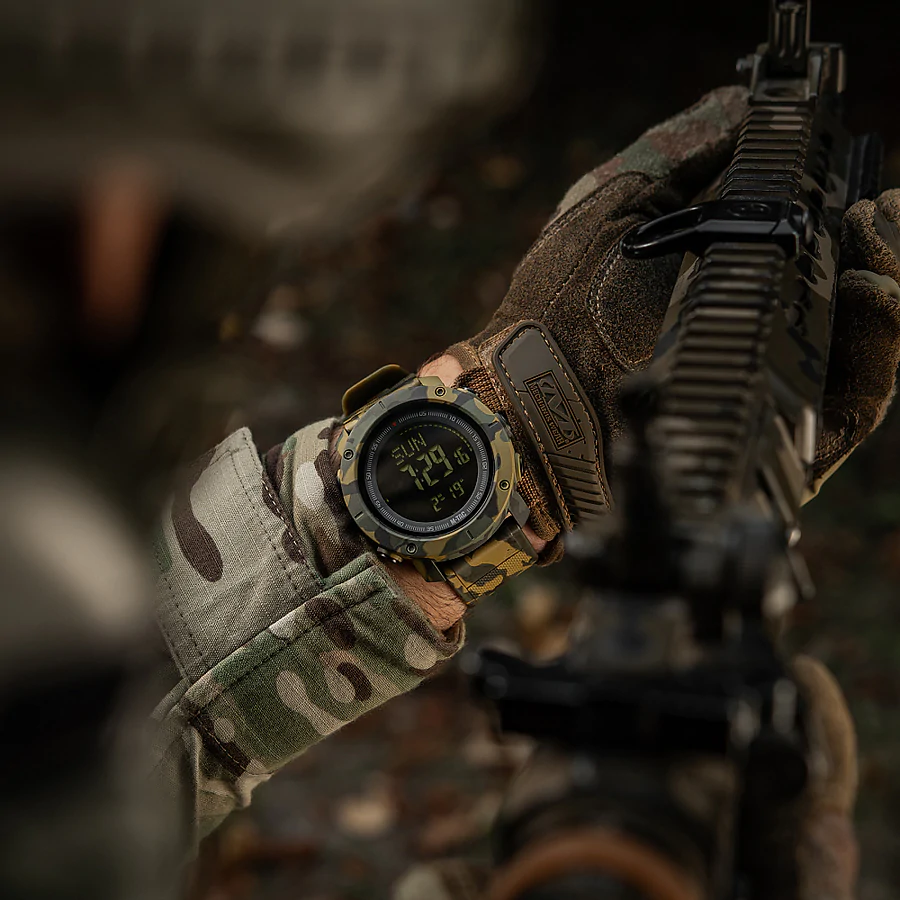 Тактичний годинник з компасом 2095 Army M-Tac. Мультикам