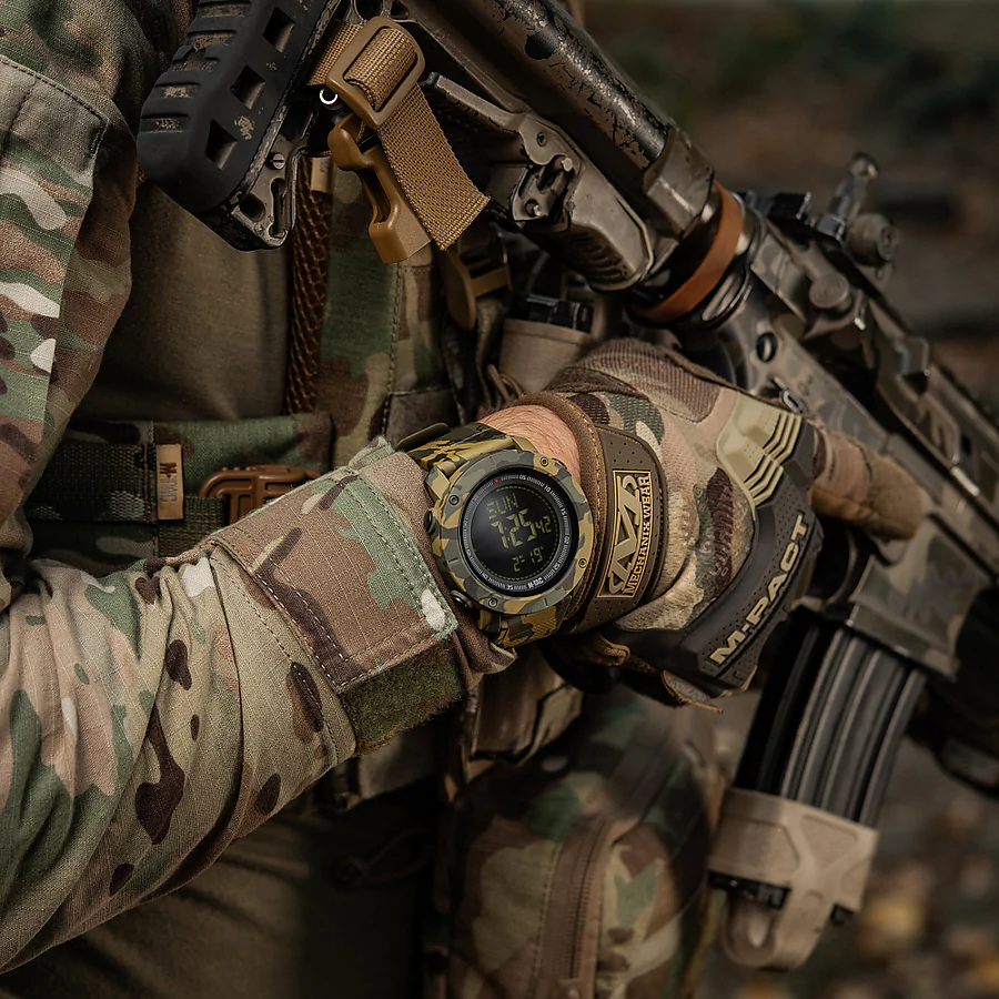 Тактичний годинник з компасом 2095 Army M-Tac. Мультикам