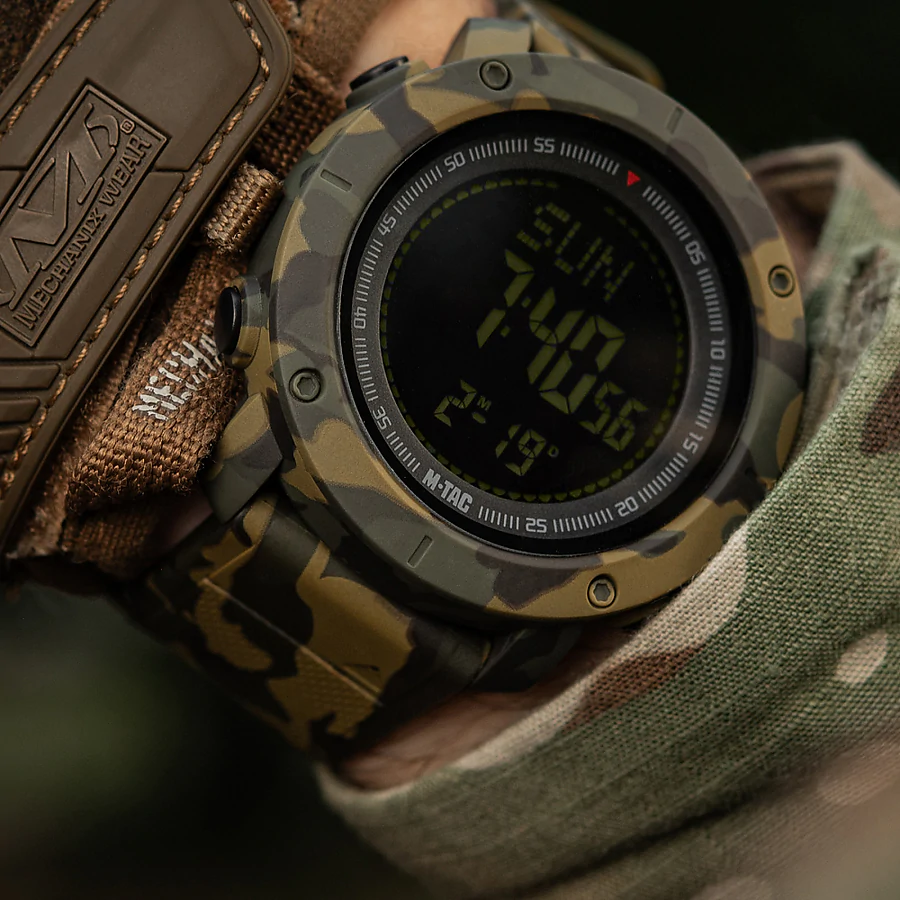 Тактичний годинник з компасом 2095 Army M-Tac. Мультикам