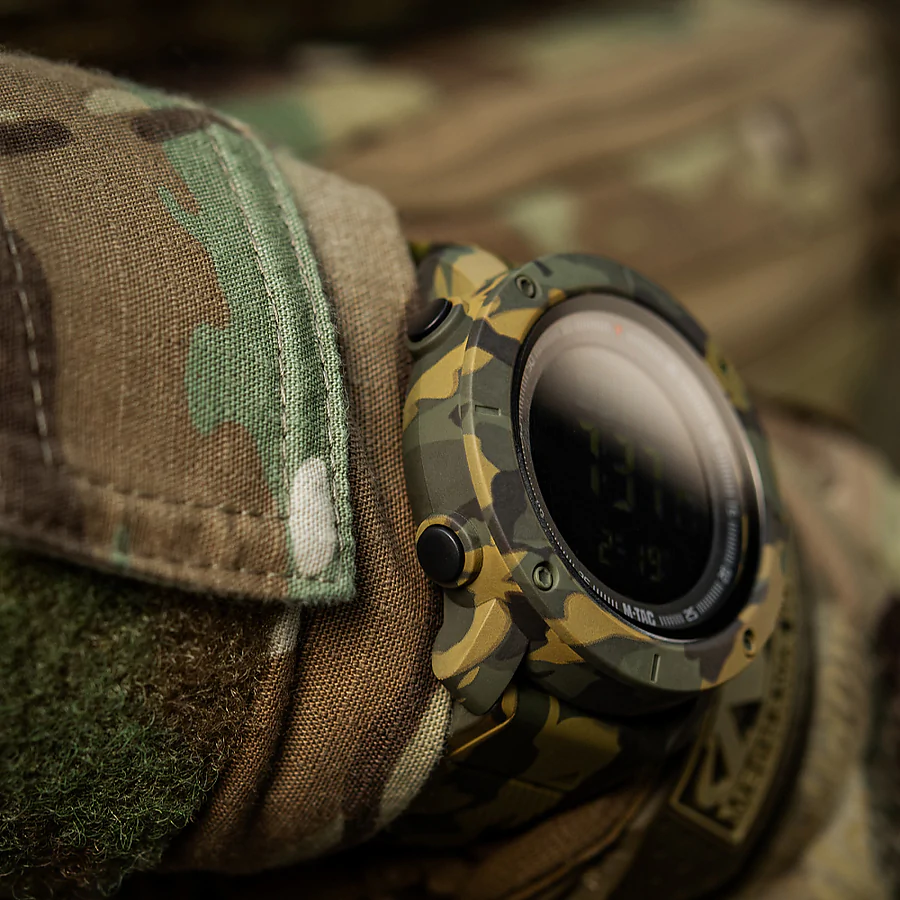 Тактичний годинник з компасом 2095 Army M-Tac. Мультикам