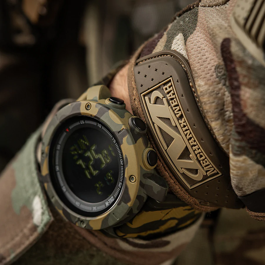 Тактичний годинник з компасом 2095 Army M-Tac. Мультикам