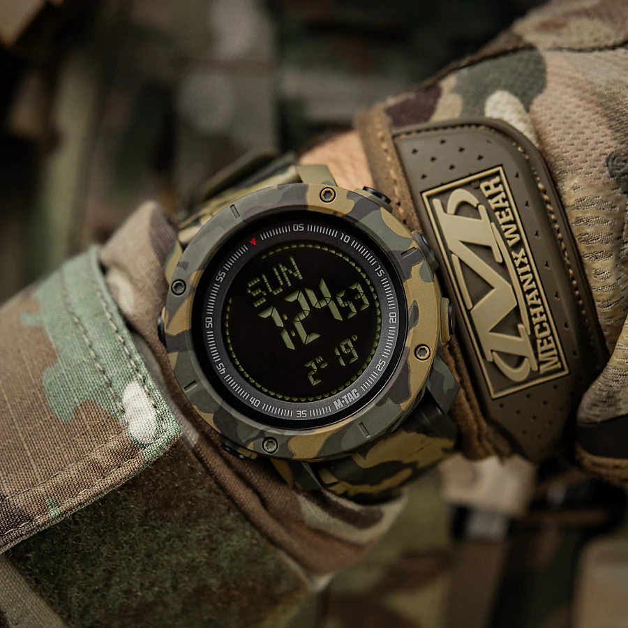 Тактичний годинник з компасом 2095 Army M-Tac. Мультикам