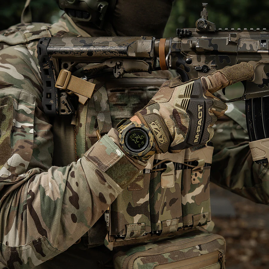 Тактичний годинник з компасом 2095 Army M-Tac. Мультикам