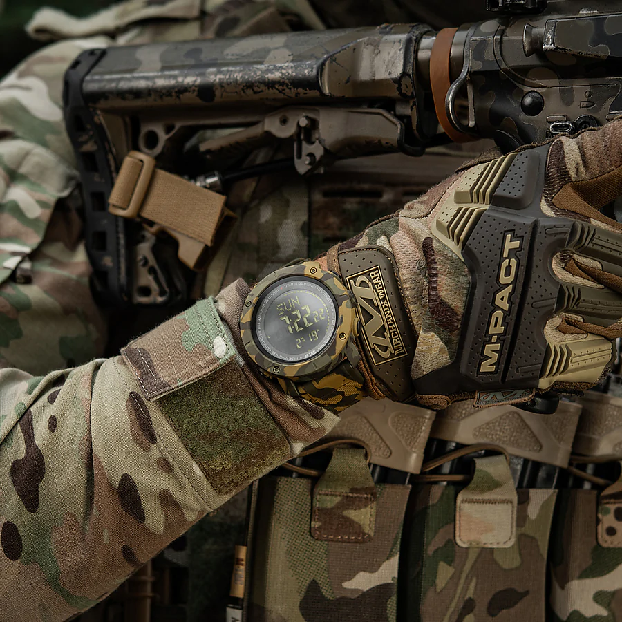 Тактичний годинник з компасом 2095 Army M-Tac. Мультикам
