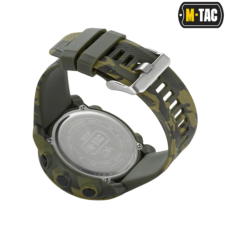 Тактичний годинник з компасом 2095 Army M-Tac. Мультикам
