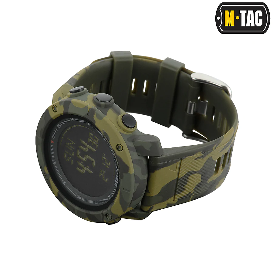 Тактичний годинник з компасом 2095 Army M-Tac. Мультикам