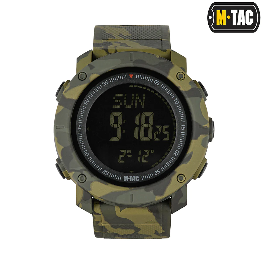 Тактичний годинник з компасом 2095 Army M-Tac. Мультикам