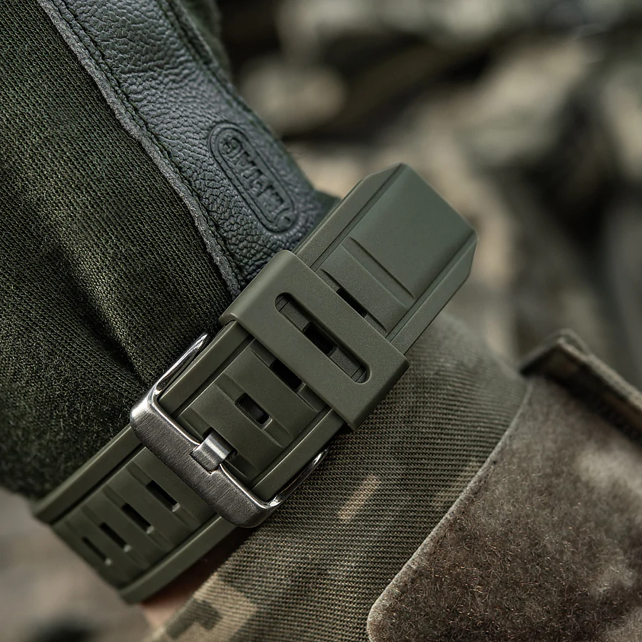 Тактичний годинник з компасом 2233 Army M-Tac. Олива
