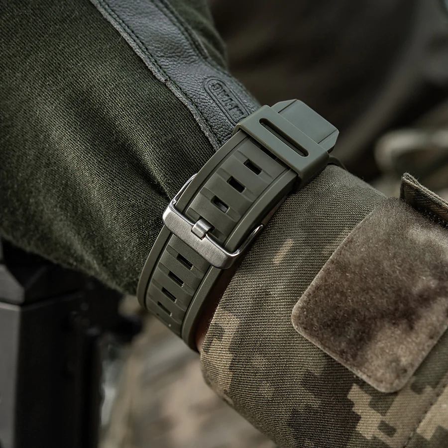 Тактичний годинник з компасом 2233 Army M-Tac. Олива
