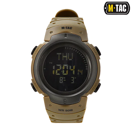 Тактичний годинник з компасом M-Tac. Койот